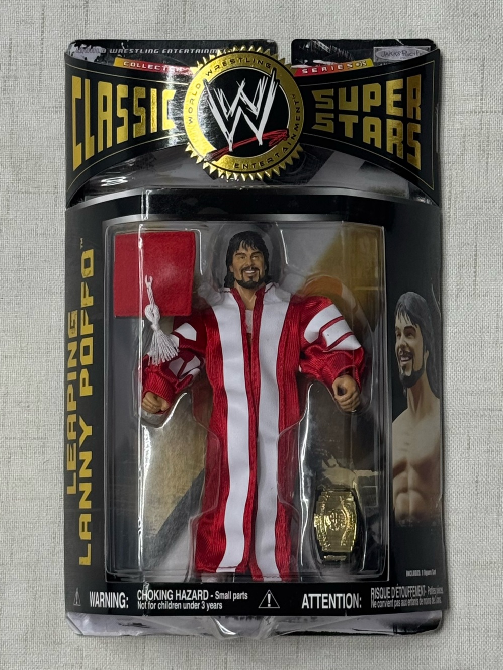 2007 WWE Jakks Pacific Classic Superstars Series 15 Leaping Lanny Poffo